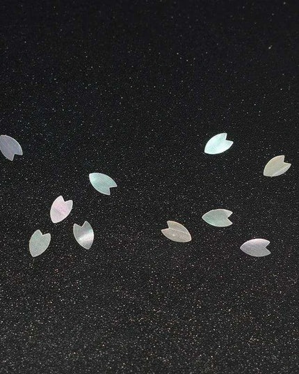 Colorful Natural Abalone Shell Fish Tail Pieces - 10Pcs Mother of Pearl for Crafting and Guitar Inlays