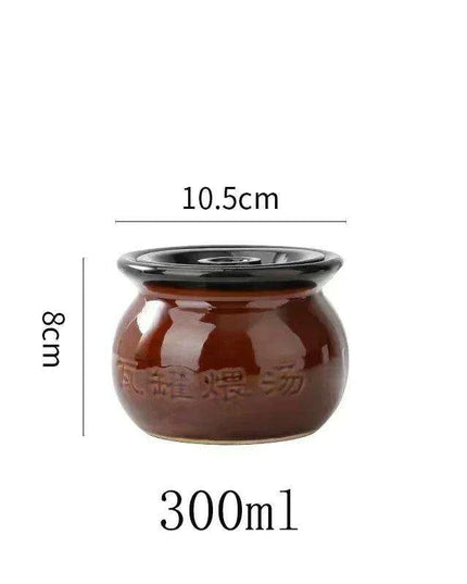 Versatile Clay Cooking Pots Set for Soups, Stews, Rice, Noodles, and Porridge - Sizes from 250ml to 800ml