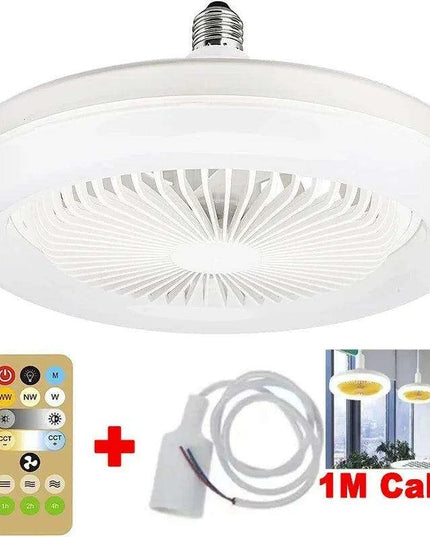 Silent 3-in-1 Ceiling Fan Light with Remote Control for a Tranquil Home Environment