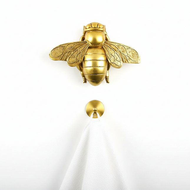 3D Resin Animal Wall Pendant – Golden Bird, Butterfly & Bat Art