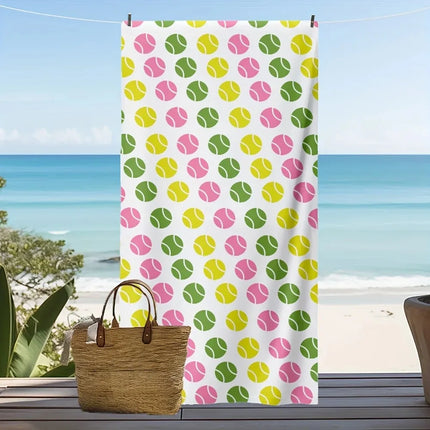 Polka Dot Beach Towel — Quick-Dry Sand-Free Microfiber | 4 Colourways, 3 Sizes