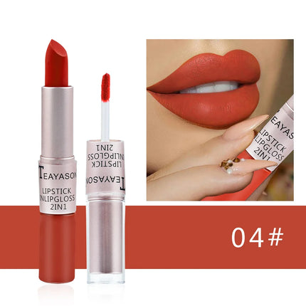 Matte Liquid Lipstick Waterproof Non Transfer Long Wear Pink Lip Gloss Tint Moisturizing Makeup for Women Ladies matte-liquid-lipstick-waterproof-non-transfer-long-wear-pink-lip-gloss-tint-moisturizing-makeup-for-women-ladies