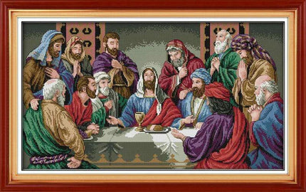 The Last Supper Cross Stitch Craft Kit - Inspiring DIY Home Art Project