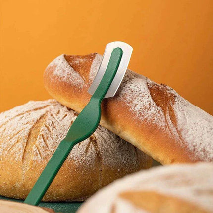 Precision French Bread Slicing Knife: Comfortable Ergonomic Cutter for Perfect Cuts