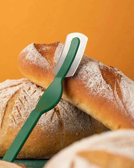 Precision French Bread Slicing Knife: Comfortable Ergonomic Cutter for Perfect Cuts
