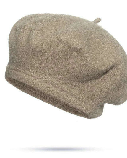 Elegant Wool Beret - Classic Winter Accessory for Women and Teens