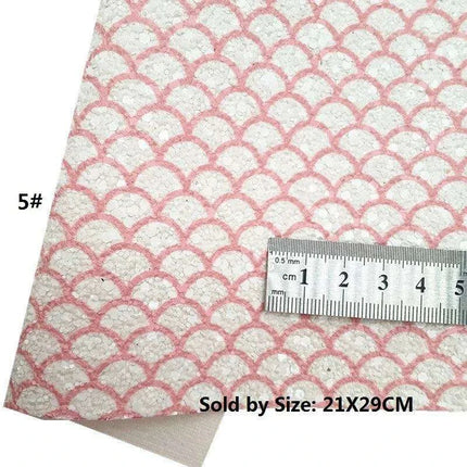 Mermaid Sparkle Vinyl Craft Kit - Heart, Floral, and Plaid Designs Collection