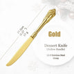 Dessert Knife-Gold