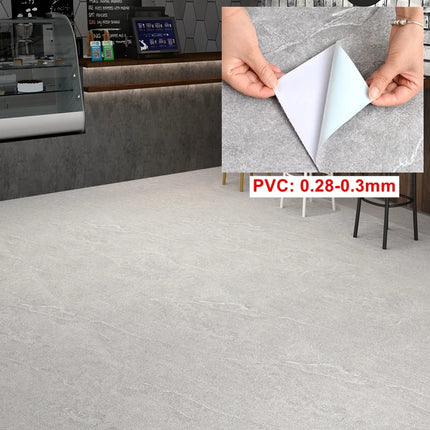 Wood Grain Floor Stickers - Self-Adhesive Waterproof Matte