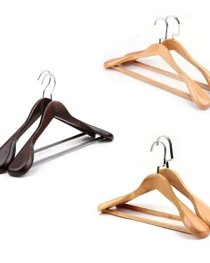 Chic Wooden Hanger Collection for Stylish Closet Arrangement