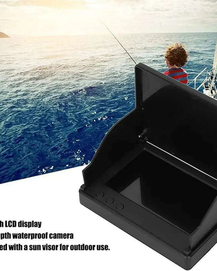 Professional 1080P Underwater Fishing Camera with 4.3" LCD, 220° Field of View, Night Vision, and Waterproof Design