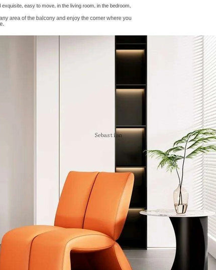 Stylish Leather Lounge Chair for Contemporary Living Areas