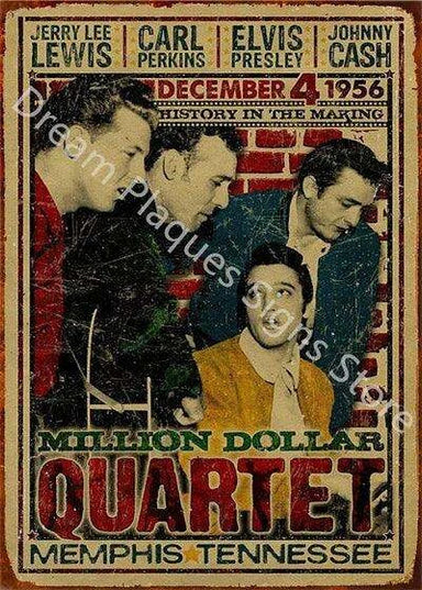 Legends of Rock Metal Wall Art - Timeless Decor for Music Enthusiasts and Entertainment Spaces