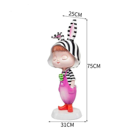 Whimsical Abstract Figurine Decor