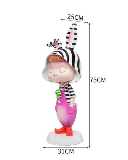 Whimsical Abstract Figurine Decor