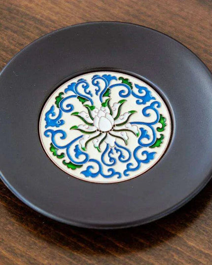 Serene Zen-Style Kung Fu Tea Coasters - Stylish Heat-Resistant Mats for Enhanced Beverage Experience