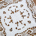 100% Cotton Handmade Embroidery Hemstitched Placemat - 1pc