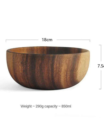 Chic Acacia Wooden Bowl for Children - A Stylish Addition to Mealtime