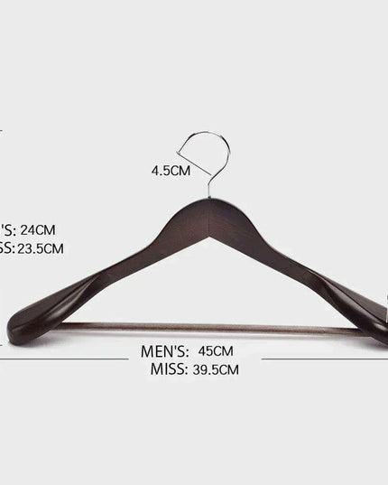 Chic Wooden Hanger Collection for Stylish Closet Arrangement