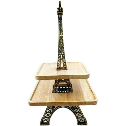 Eiffel Tower-Designed Stainless Steel Dessert and Snack Display Stand