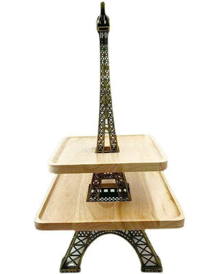 Eiffel Tower-Designed Stainless Steel Dessert and Snack Display Stand