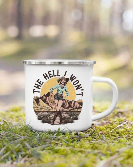 Nature's Adventure Enamel Mug: The Essential Companion for Outdoor Lovers