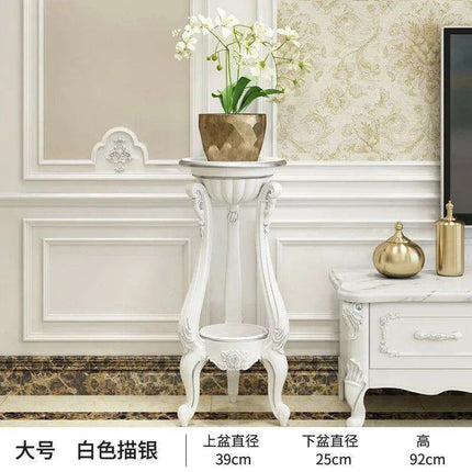 Luxurious European Gold Multi-Tier Plant Display Stand