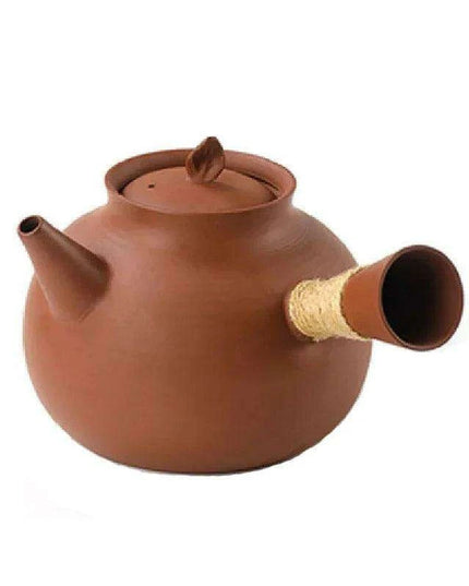 Sophisticated Cinnabar Clay Tea Pot with Electric Heater for Traditional Kung Fu Brewing