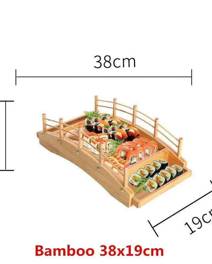 Elegant Dragon Boat Sushi Platter for Sashimi Lovers
