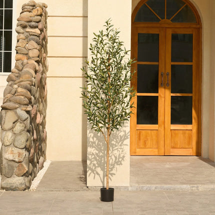 Artificial Olive Tree with Adjustable Branches — 5, 6 or 7 ft