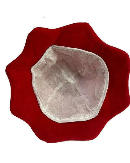 Strawberry Delight Costume Beret Hat for Women - Fun Plush Bonnet for Halloween, Parties, and Costumes