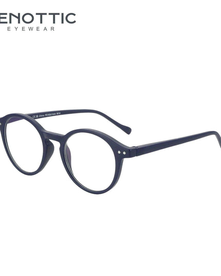 ZENOTTIC 2024 Retro Blue Light Blocking Reading Glasses - Chic Eyewear for Eye Protection and Better Sleep