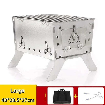 All-in-One Outdoor Portable Grill and Fire Pit for Adventurers