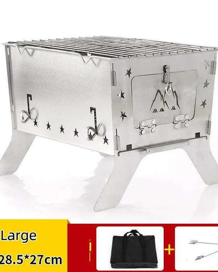 All-in-One Outdoor Portable Grill and Fire Pit for Adventurers