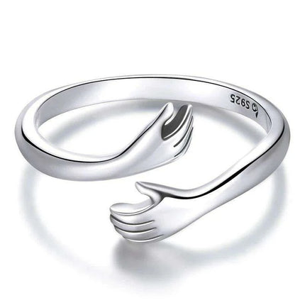 Eternal Warmth Adjustable Hand Hug Ring - A Token of Unending Affection