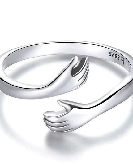 Eternal Warmth Adjustable Hand Hug Ring - A Token of Unending Affection