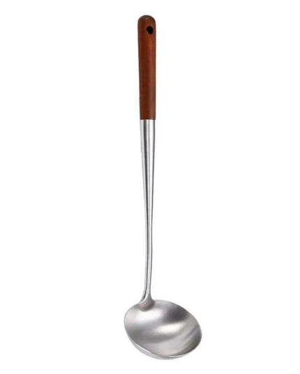 Stainless Steel Wok Spatula and Ladle Kitchen Utensil Set for Cooking