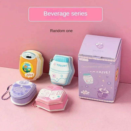 Cute Cartoon Character Silicone Memo Pad and Planner Sticker Set