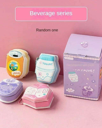 Cute Cartoon Character Silicone Memo Pad and Planner Sticker Set