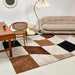 Regal Ruby Luxe Checkerboard Area Rug