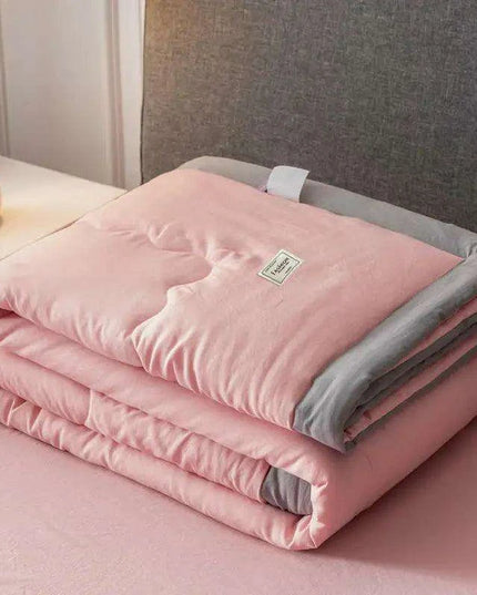 Japanese Minimalist Cotton Comforter for Cozy Cool Nights