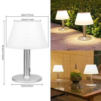 Solar Mushroom Table Lamp | Dimmable, Warm Light, Indoor & Outdoor