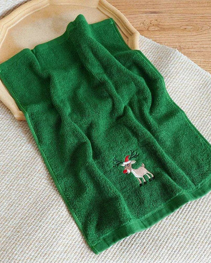 Christmas Cheer Cotton Towel Set - 3-Piece Bundle for Home and Kitchen Decor