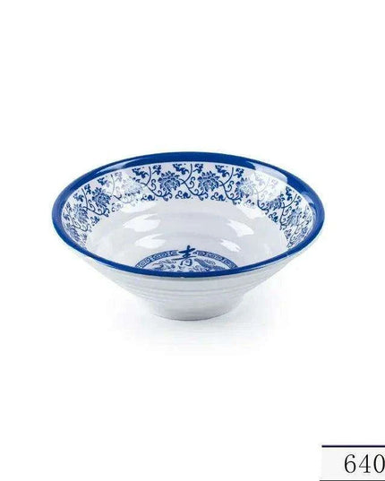 Chic Melamine Bowl for Ramen and Salad – Perfect for Home and Restaurant Use