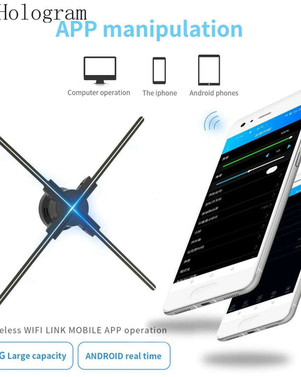 Revolutionary 3D Holographic Advertising Projector - Elevate Your Brand Experience