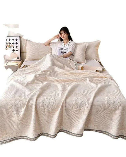 Elegant Summer Jacquard Airable Duvet Blanket