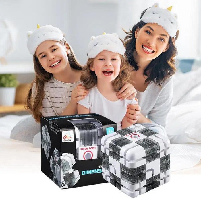 Christmas Challenge Maze Cube - Engaging Brain Teaser for All Ages to Enhance Focus and Patience