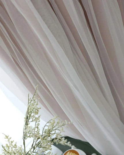 Whimsical Lace-Trimmed Blackout Curtains in Candy Colors for Stylish Girls' Bedrooms