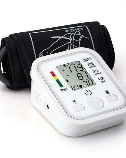 Smart Voice-Controlled Digital Arm Blood Pressure Monitor for Home Health Management