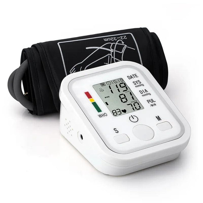 Smart Voice-Controlled Digital Arm Blood Pressure Monitor for Home Health Management